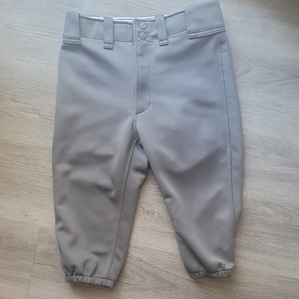 Mizuno Youth XL Baseball Pants Short Knickers Charcoal